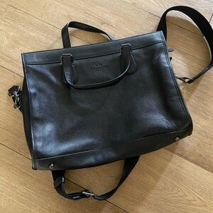 Coach Men’s black Briefcase- Brand new never used!